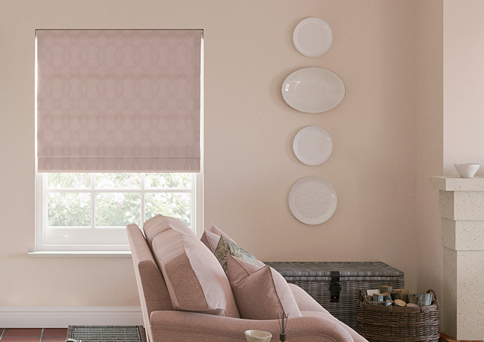 Aria, Rosequartz - Roman Blind - Image 3